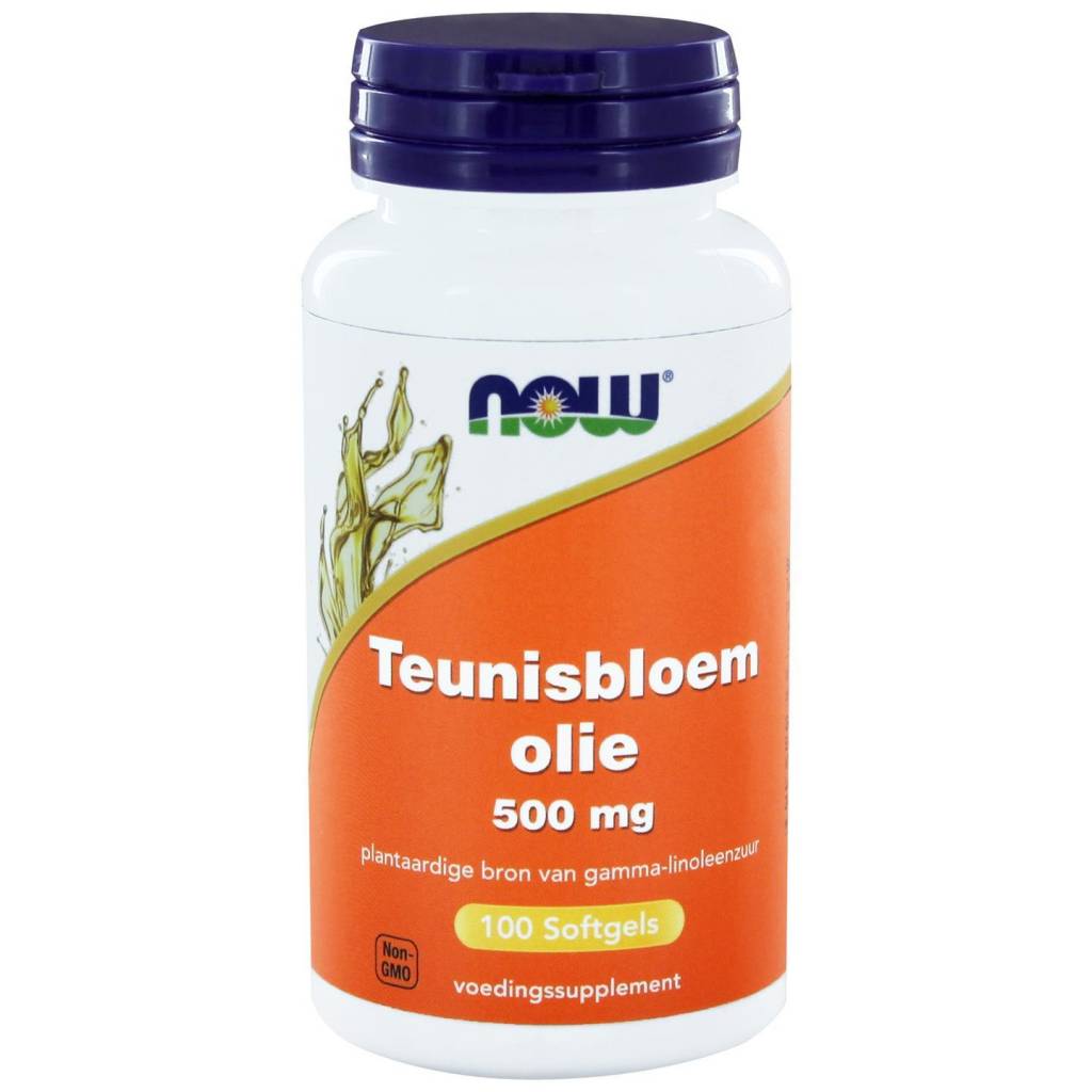 Teunisbloem olie 500 mg - NowVitamins - NOW Foods - 733739100696