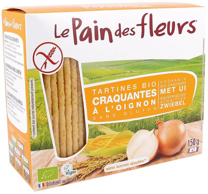 Uien crackers - NowVitamins - Pain Des Fleurs - 3380380072512