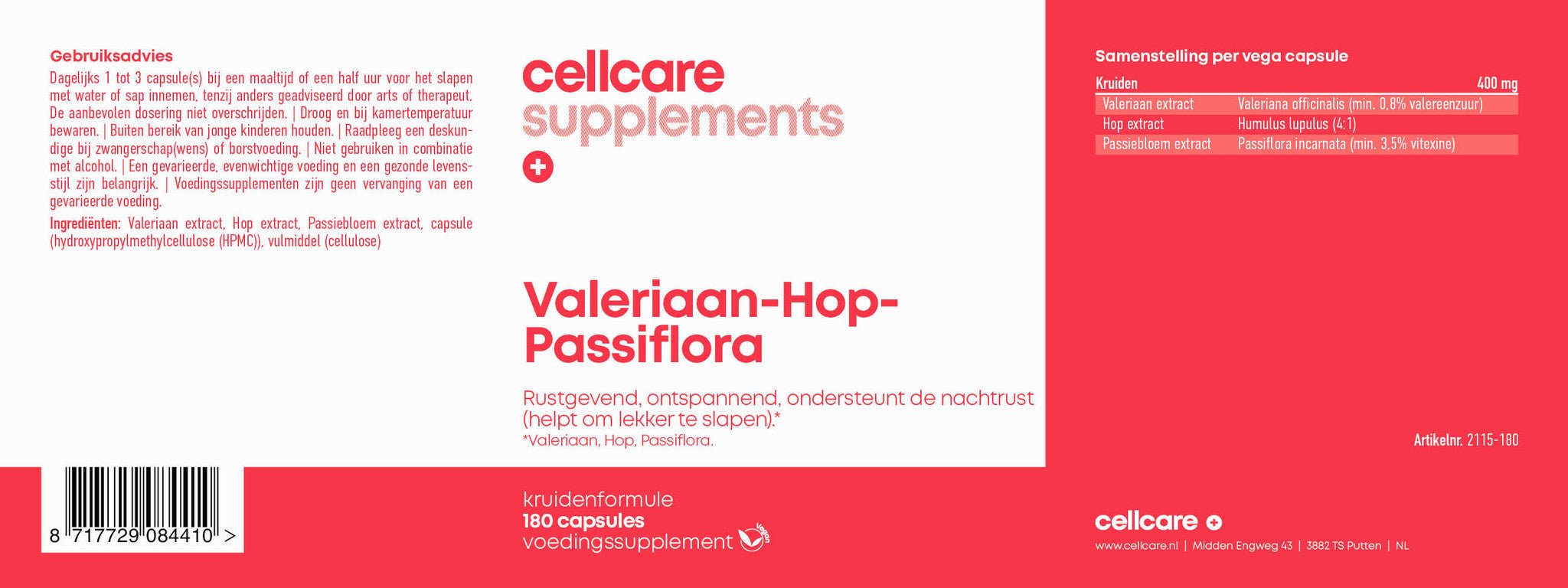 Valeriaan-Hop-Passiflora - NowVitamins - NowVitamins - 8717729084403