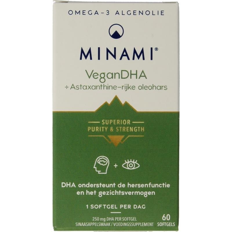 Vegan DHA 250 mg - NowVitamins - Minami - 8713975500544