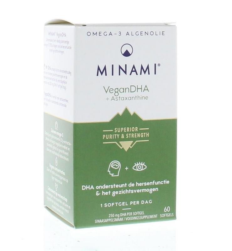 Vegan DHA 250 mg - NowVitamins - Minami - 8713975500544