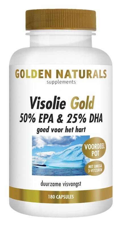 Visolie 50% EPA 25% DHA - NowVitamins - Golden Naturals - 8718164643040