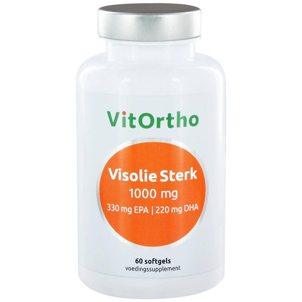 Visolie Sterk 1000 mg 330 mg EPA | 220 mg DHA - NowVitamins - VitOrtho - 8717056140964