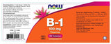 Vitamine B1 100 mg - NowVitamins - NOW Foods - 733739102638