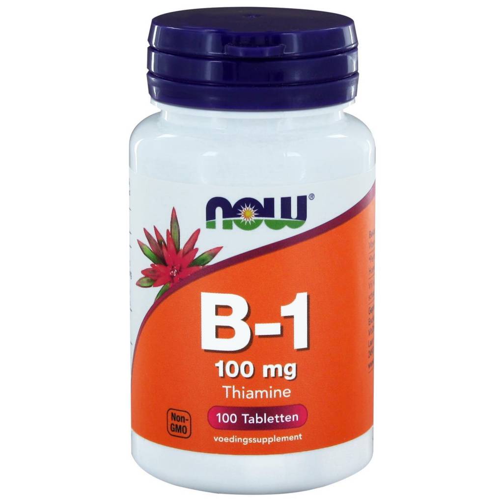 Vitamine B1 100 mg - NowVitamins - NOW Foods - 733739102638