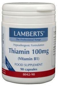 Vitamine B1 100 mg (thiamine) - NowVitamins - Lamberts - 5055148401757