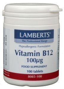 Vitamine B12 100 mcg - NowVitamins - Lamberts - 5055148401825