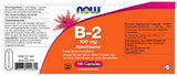 Vitamine B2 100 mg - NowVitamins - NOW Foods - 733739102645