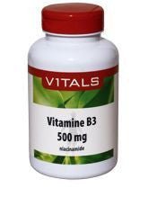 Vitamine B3 niacinamide 500 mg - NowVitamins - Vitals - 8716717002160