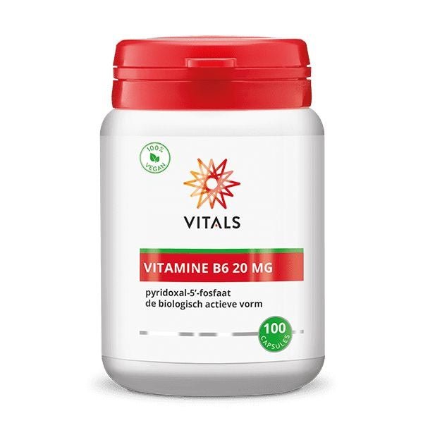 Vitamine B6 20 mg - NowVitamins - Vitals - 8716717003358
