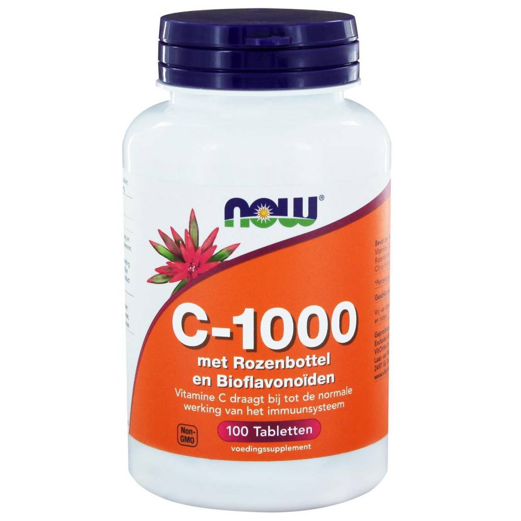 Vitamine C 1000 met rozenbottel bioflavonoiden - NowVitamins - NOW Foods - 733739102515