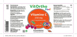 Vitamine C 250 mg met 25 mg bioflavonoïden - NowVitamins - VitOrtho - 8717056141046
