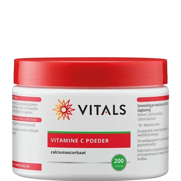 Vitamine C poeder calciumascorbaat - NowVitamins - Vitals - 8716717002566