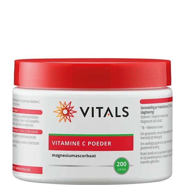 Vitamine C poeder magnesiumascorbaat - NowVitamins - Vitals - 8716717002559