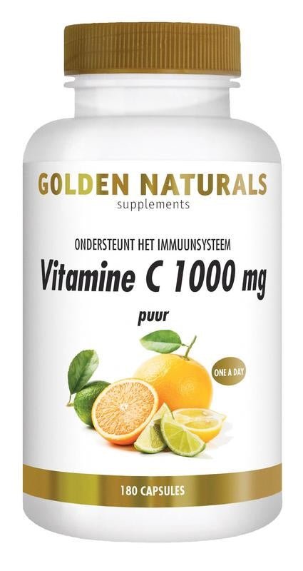 Vitamine C1000 puur - NowVitamins - Golden Naturals - 8718164643385