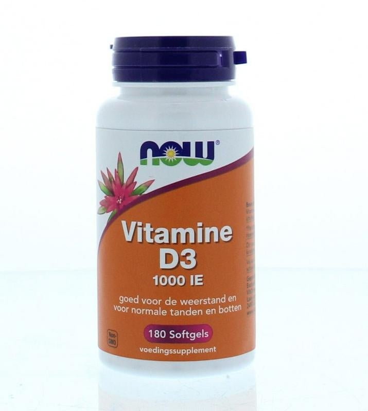 Vitamine D3 1000 IE - NowVitamins - NOW Foods - 733739146007