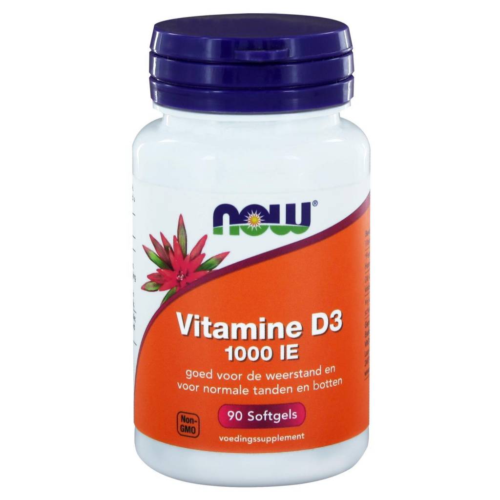 Vitamine D3 1000 IE - NowVitamins - NOW Foods - 733739112996