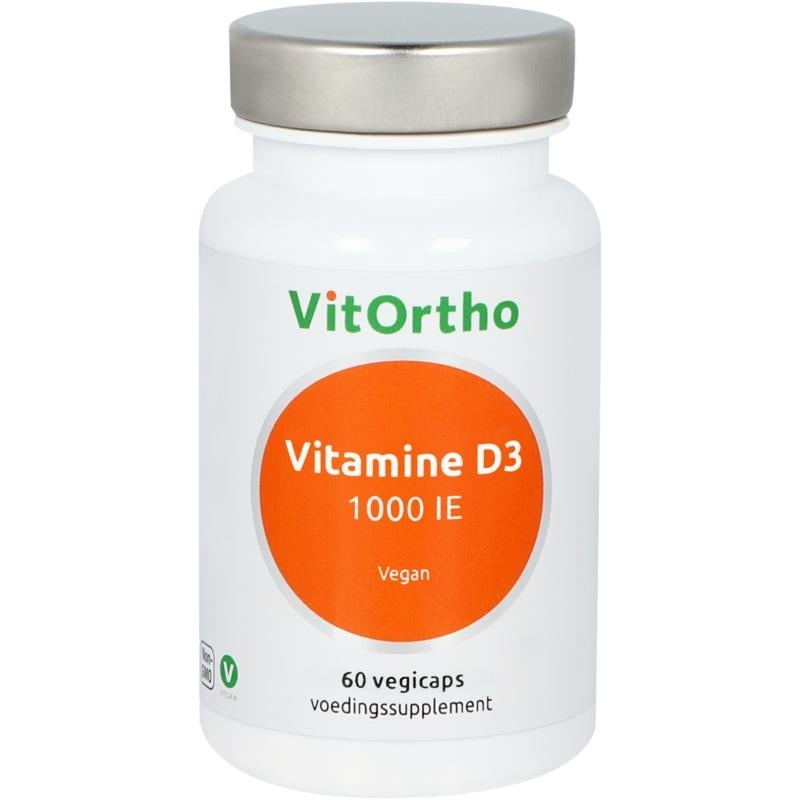 Vitamine D3 1000 IE Vegan - NowVitamins - VitOrtho - 8717056141435