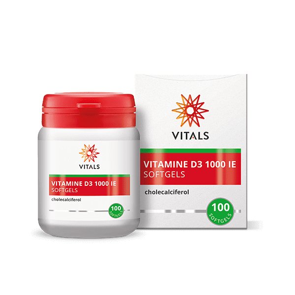 Vitamine D3 1000IE - NowVitamins - Vitals - 8716717004010