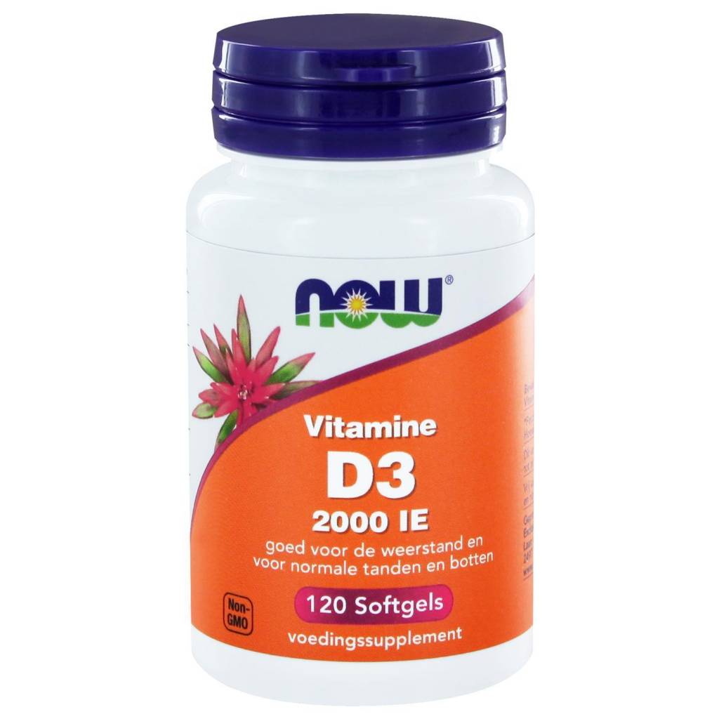 Vitamine D3 2000 IE - NowVitamins - NOW Foods - 733739147356