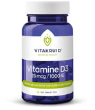 Vitamine D3 25 mcg - NowVitamins - Vitakruid - 8717438690520