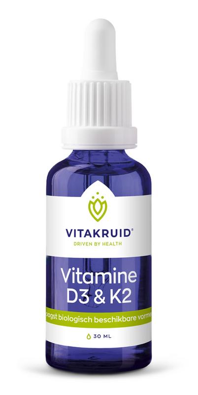 Vitamine D3 & K2 druppels - NowVitamins - Vitakruid - 8717438691664