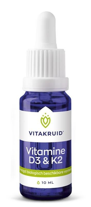 Vitamine D3 & K2 - NowVitamins - Vitakruid - 8717438691206