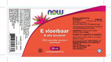Vitamine E 13.650 IE d-alfa tocoferol - NowVitamins - NOW Foods - 733739102805