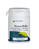 Vitamine K2D3 180 & 25 mcg - NowVitamins - Springfield - 8715216240974