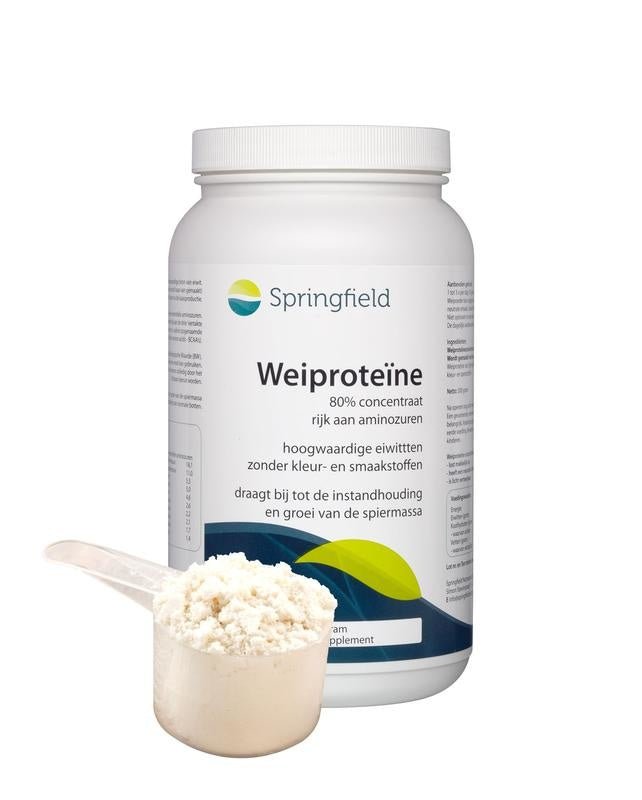 Wei proteine 80% concentrate - NowVitamins - Springfield - 8715216278533