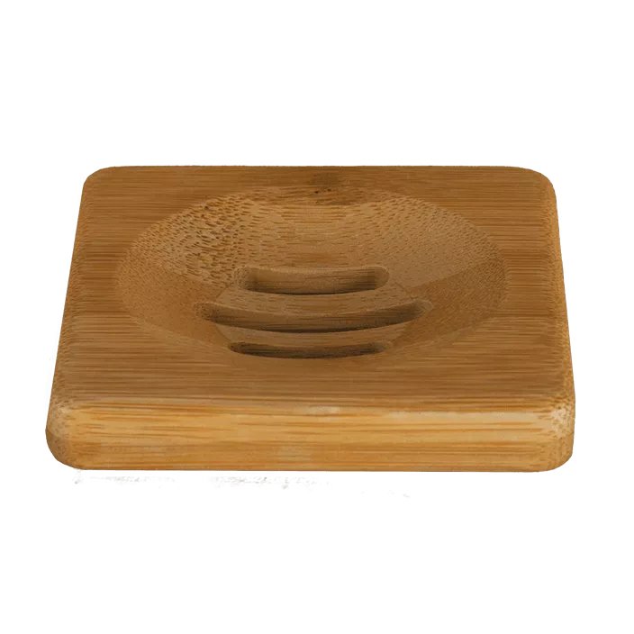 Zeep Houder van Bamboe voor één Shampoo Bar - NowVitamins - HappySoaps - 100% plasticvrije cosmetica - 8720256109303