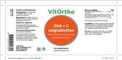 Zink + C zuigtabletten - NowVitamins - VitOrtho - 8717056141305