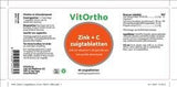 Zink + C zuigtabletten - NowVitamins - VitOrtho - 8717056141305
