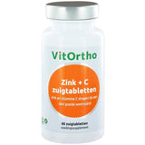 Zink + C zuigtabletten - NowVitamins - VitOrtho - 8717056141305