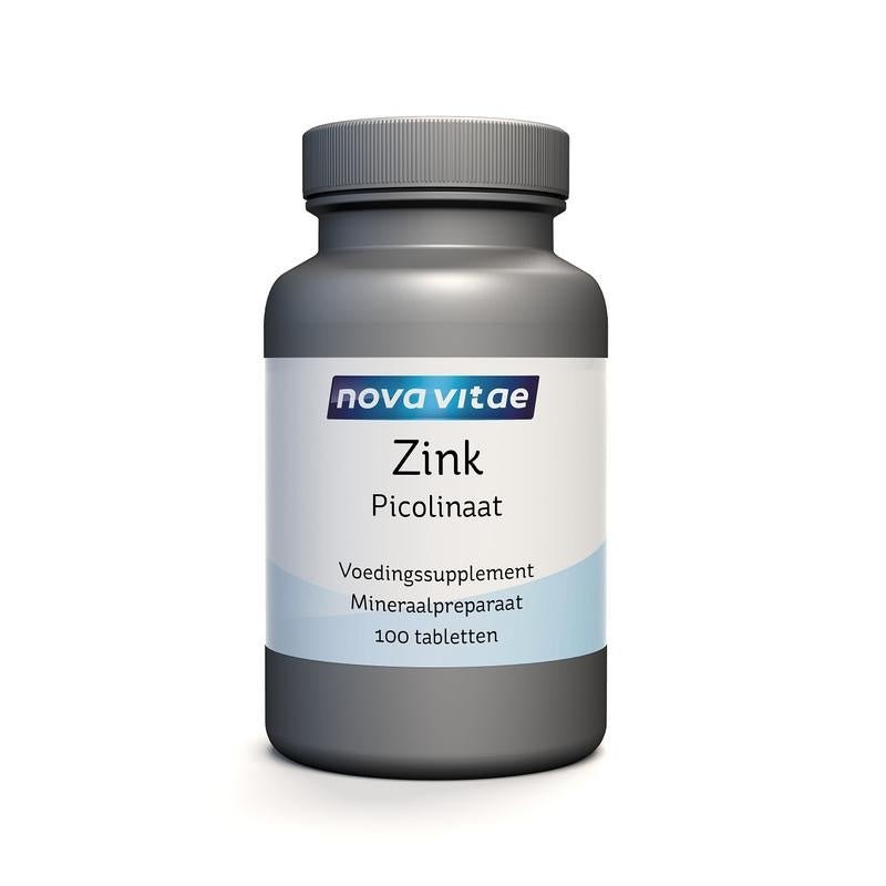 Zink picolinaat 50 mg - NowVitamins - Nova Vitae - 8717473093652