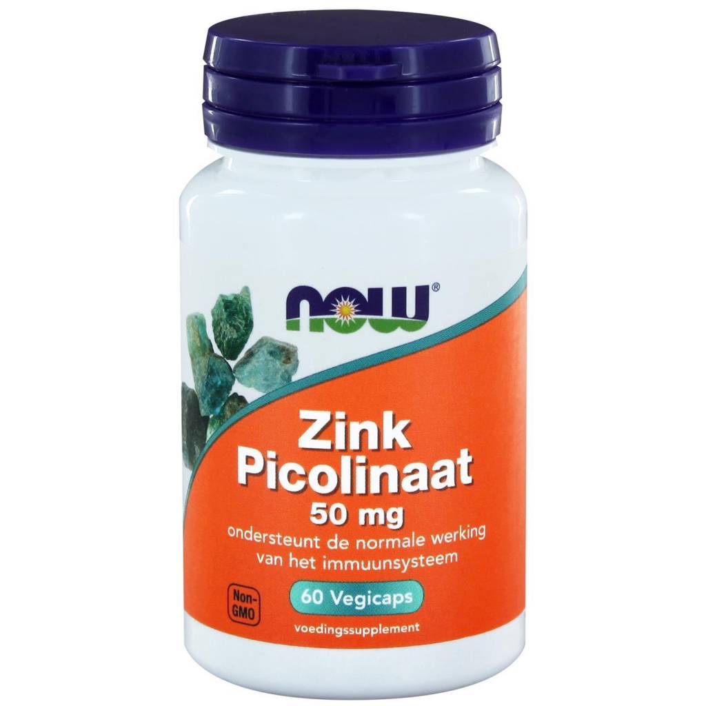 Zink Picolinaat 50 mg - NowVitamins - NOW Foods - 733739102836