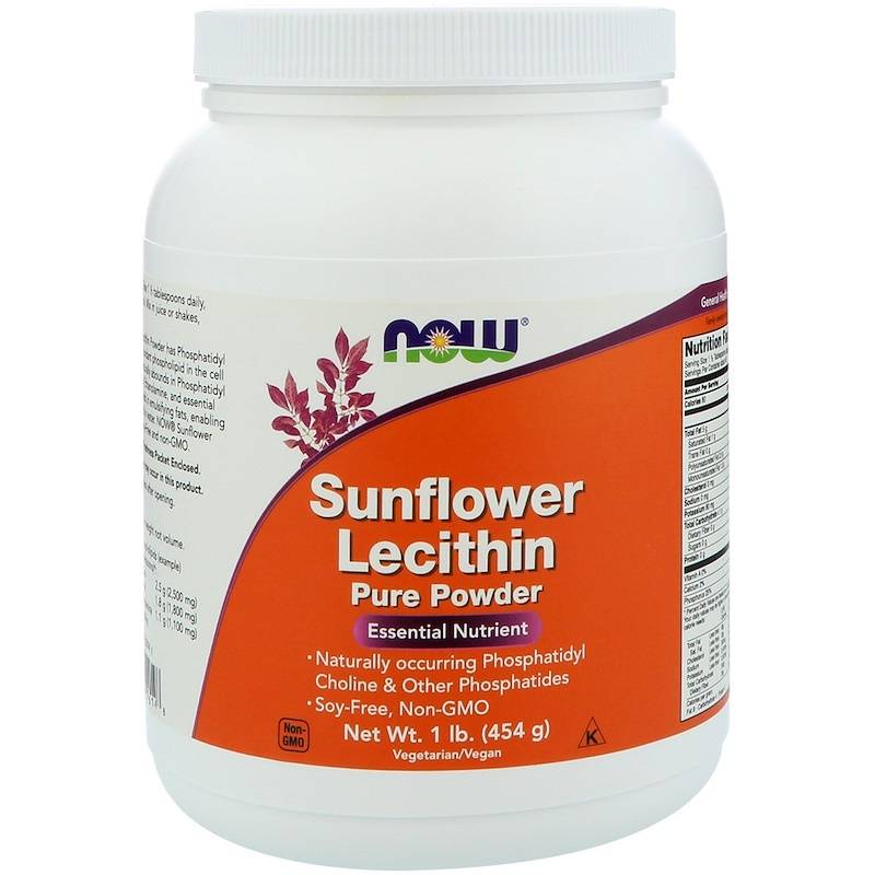 Zonnebloem Lecithine - NowVitamins - NOW Foods - 733739023131